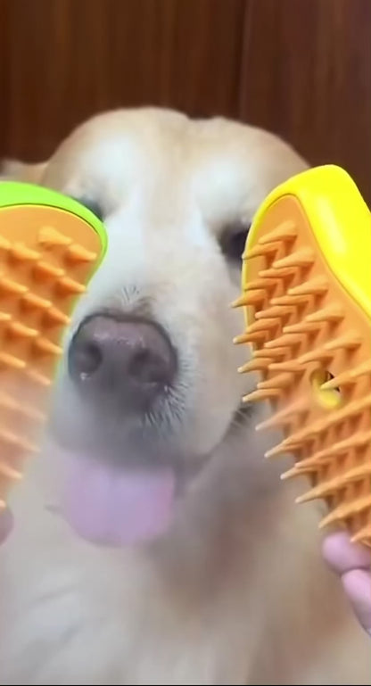 Cepillo de Vapor para Mascotas 3 en 1 UNO. Steam Pro 😺🐶